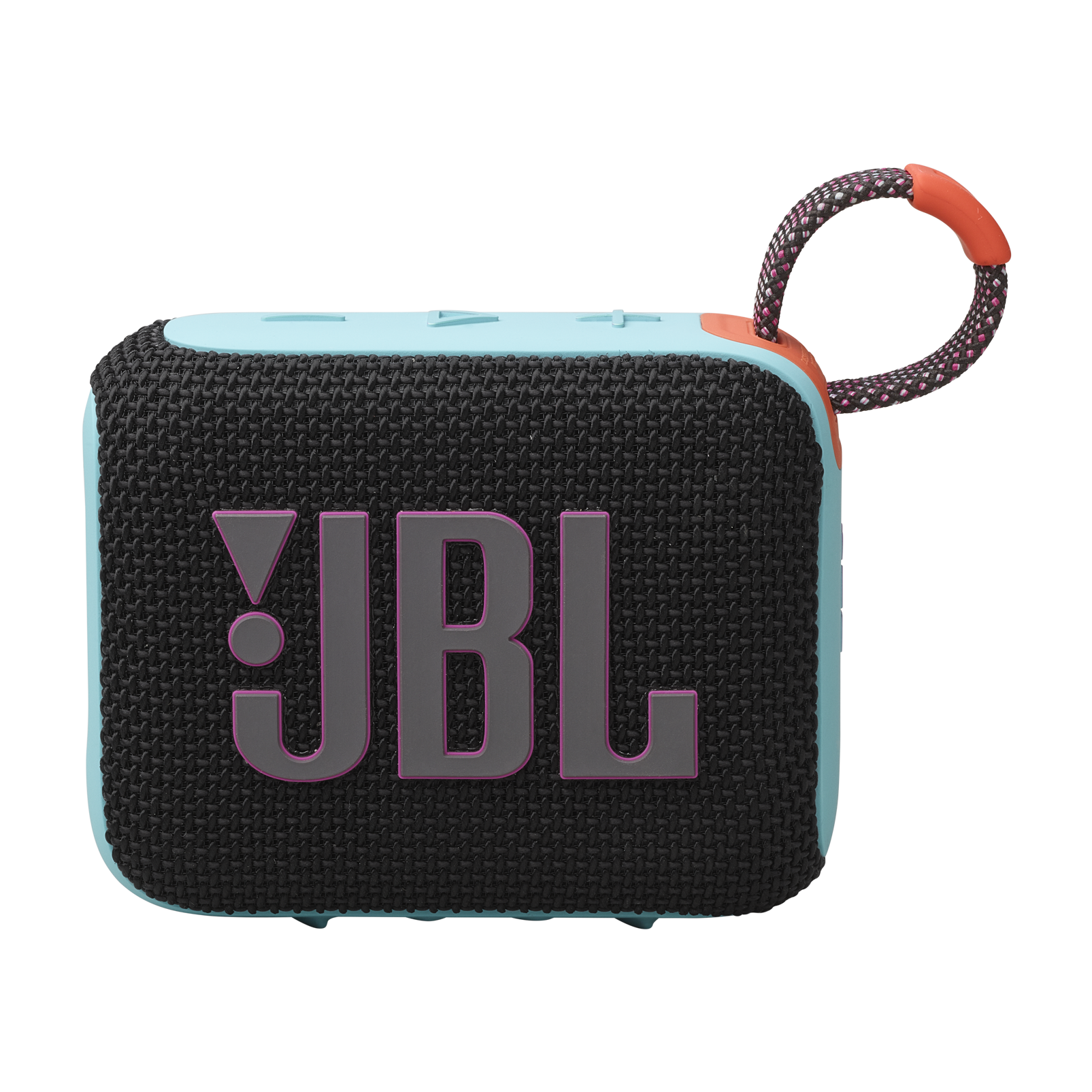 JBL Go 4 - Black and Orange - Ultra-Portable Bluetooth Speaker - Front